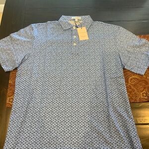 Peter Millar Crown golf  polo shirt, size S, NWT,MSRP$115